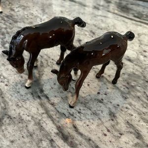 Beswick- 2 Foals Grazing